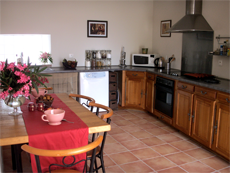 Gîte with a fully equiped kitchen